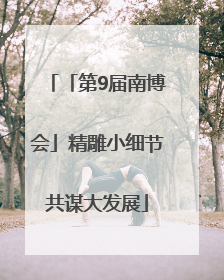 「第9届南博会」精雕小细节共谋大发展
