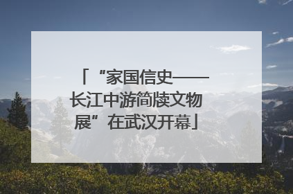 “家国信史——长江中游简牍文物展”在武汉开幕