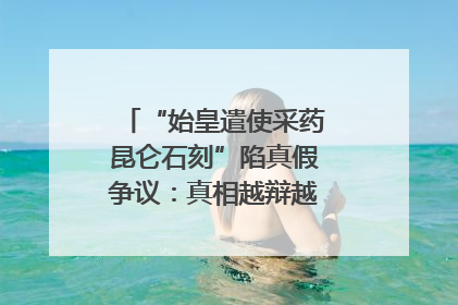 “始皇遣使采药昆仑石刻”陷真假争议：真相越辩越明｜新京报专栏