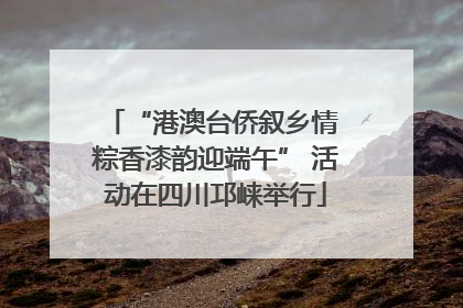 “港澳台侨叙乡情 粽香漆韵迎端午” 活动在四川邛崃举行