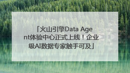 火山引擎Data Agent体验中心正式上线！企业级AI数据专家触手可及