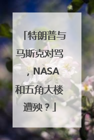 特朗普与马斯克对骂，NASA和五角大楼遭殃？