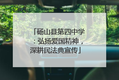砀山县第四中学：弘扬爱国精神，深耕民法典宣传