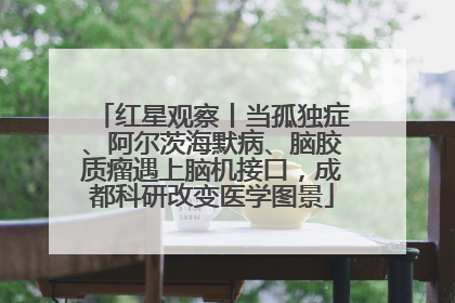 红星观察丨当孤独症、阿尔茨海默病、脑胶质瘤遇上脑机接口，成都科研改变医学图景
