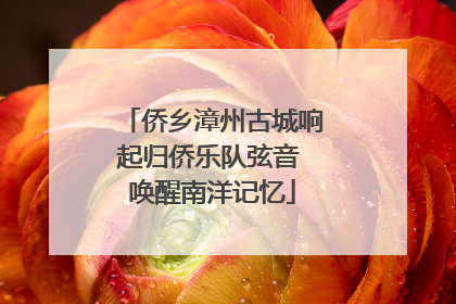 侨乡漳州古城响起归侨乐队弦音 唤醒南洋记忆