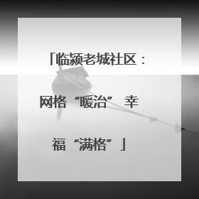 临颍老城社区：网格“暖治” 幸福“满格”