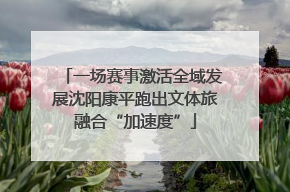 一场赛事激活全域发展沈阳康平跑出文体旅融合“加速度”