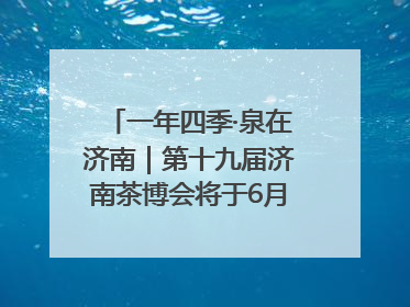 一年四季·泉在济南｜第十九届济南茶博会将于6月20日开幕