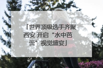 世界顶级选手齐聚西安 开启“水中芭蕾”视觉盛宴