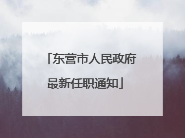 东营市人民政府最新任职通知