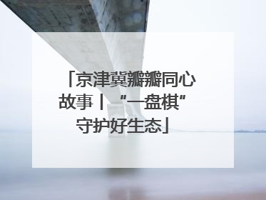 京津冀瓣瓣同心故事丨“一盘棋”守护好生态