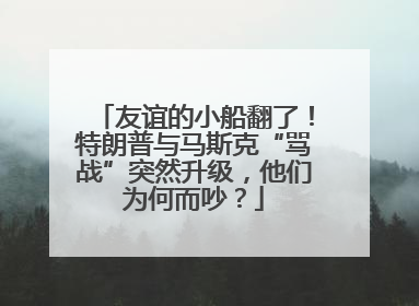 友谊的小船翻了！特朗普与马斯克“骂战”突然升级，他们为何而吵？