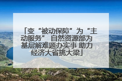 变“被动保障”为“主动服务” 自然资源部为基层解难题办实事 助力经济大省挑大梁