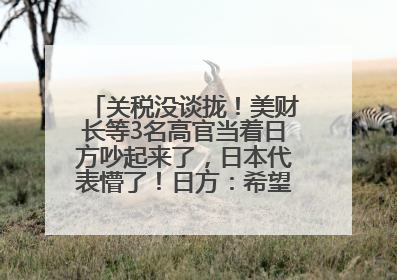 关税没谈拢！美财长等3名高官当着日方吵起来了，日本代表懵了！日方：希望实现石破茂与特朗普的会晤