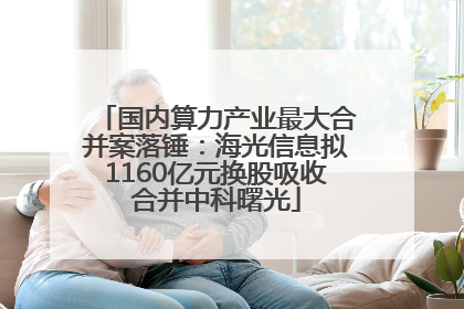 国内算力产业最大合并案落锤：海光信息拟1160亿元换股吸收合并中科曙光