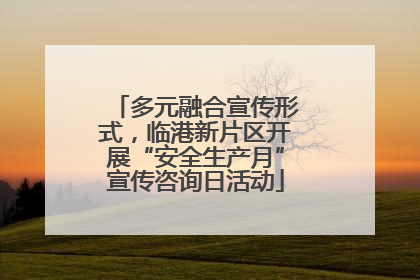多元融合宣传形式，临港新片区开展“安全生产月”宣传咨询日活动