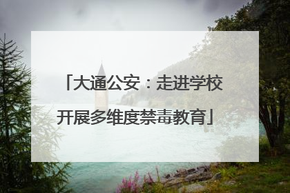 大通公安：走进学校开展多维度禁毒教育
