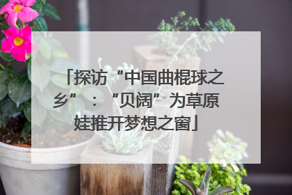探访“中国曲棍球之乡”：“贝阔”为草原娃推开梦想之窗
