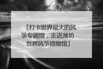 打卡世界最大的风筝专题馆，走进潍坊世界风筝博物馆