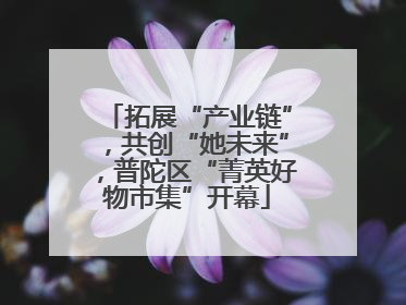 拓展“产业链”，共创“她未来”，普陀区“菁英好物市集”开幕