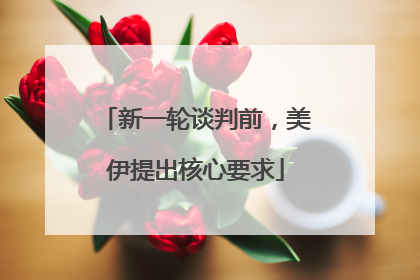 新一轮谈判前，美伊提出核心要求