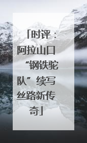 时评：阿拉山口“钢铁驼队”续写丝路新传奇