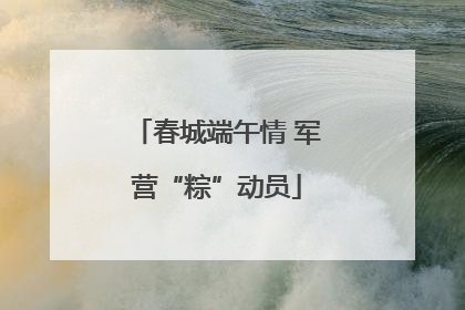 春城端午情 军营“粽”动员