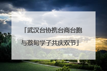 武汉台协携台商台胞与蔡甸学子共庆双节