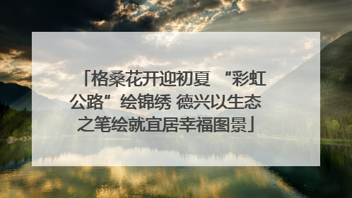 格桑花开迎初夏 “彩虹公路”绘锦绣 德兴以生态之笔绘就宜居幸福图景