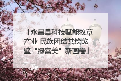 永昌县科技赋能牧草产业 民族团结共绘戈壁“绿富美”新画卷