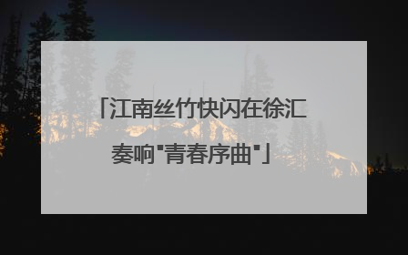 江南丝竹快闪在徐汇奏响