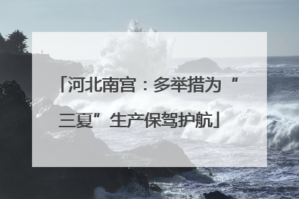 河北南宫：多举措为“三夏”生产保驾护航