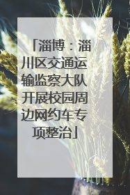 淄博：淄川区交通运输监察大队开展校园周边网约车专项整治