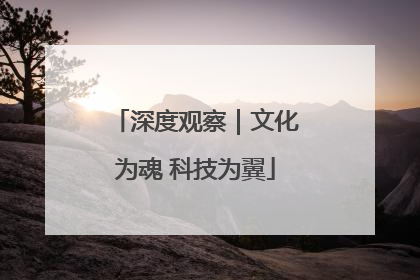 深度观察｜文化为魂 科技为翼