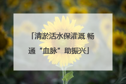 清淤活水保灌溉 畅通“血脉”助振兴