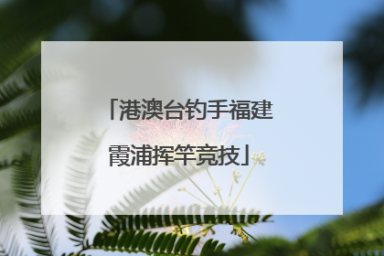 港澳台钓手福建霞浦挥竿竞技