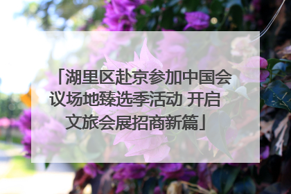 湖里区赴京参加中国会议场地臻选季活动 开启文旅会展招商新篇