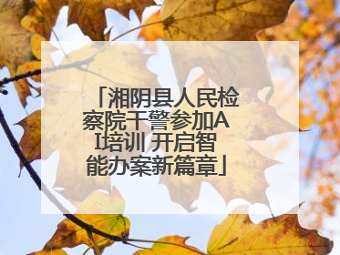 湘阴县人民检察院干警参加AI培训 开启智能办案新篇章