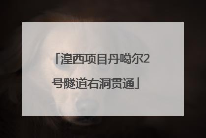 湟西项目丹噶尔2号隧道右洞贯通