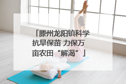 滕州龙阳镇科学抗旱保苗 力保万亩农田“解渴”