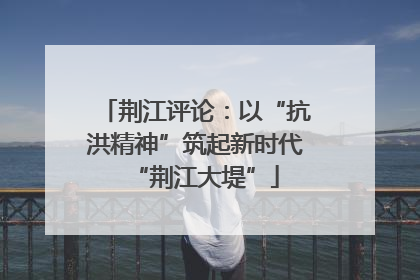 荆江评论：以“抗洪精神”筑起新时代“荆江大堤”
