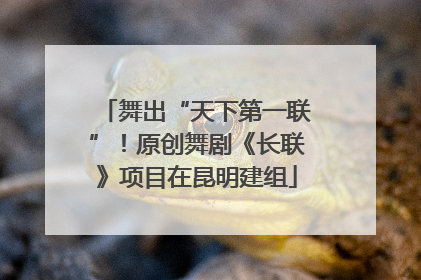 舞出“天下第一联”！原创舞剧《长联》项目在昆明建组