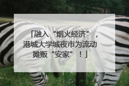 融入“烟火经济”，港城大学城夜市为流动摊贩“安家”！