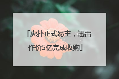 虎扑正式易主，迅雷作价5亿完成收购