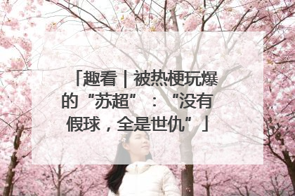 趣看｜被热梗玩爆的“苏超”：“没有假球，全是世仇”