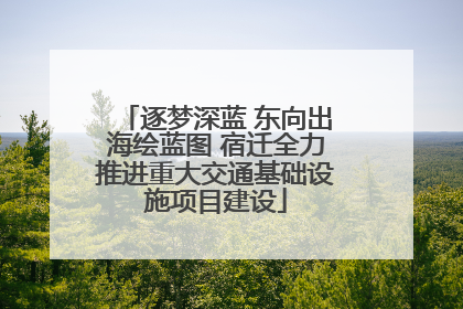 逐梦深蓝 东向出海绘蓝图 宿迁全力推进重大交通基础设施项目建设