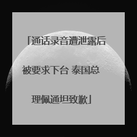通话录音遭泄露后被要求下台 泰国总理佩通坦致歉
