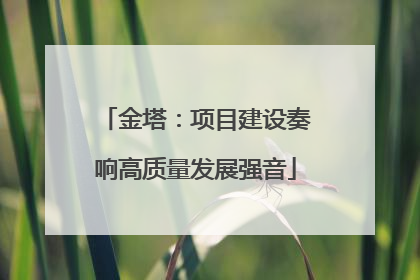 金塔：项目建设奏响高质量发展强音