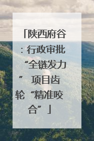 陕西府谷：行政审批“全链发力” 项目齿轮“精准咬合”