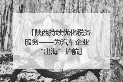 陕西持续优化税务服务——为汽车企业“出海”护航